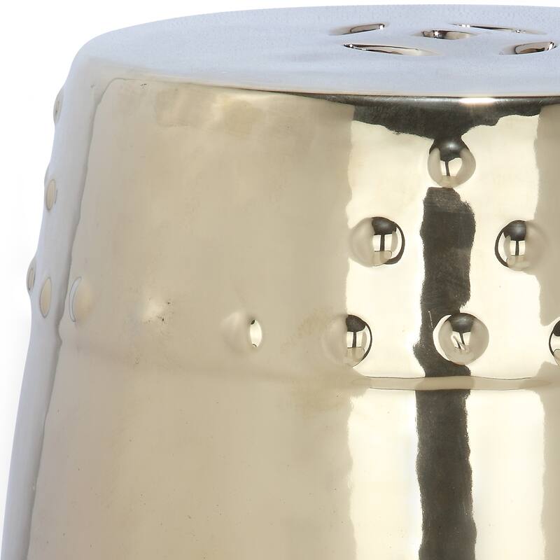 SAFAVIEH Paradise Evalyn Treasures White Ceramic Garden Stool