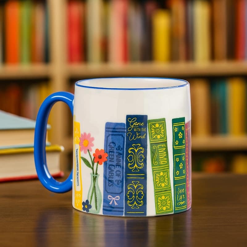 10 Strawberry Street Bella Abstract Elegance Mugs, Set of 4