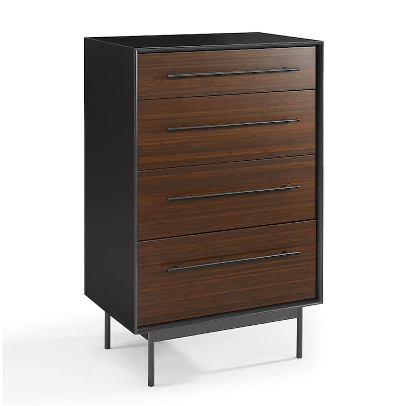 Landon 4 Drawer Double Dresser, Crimson