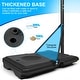 preview thumbnail 36 of 35, Adjustable Basketball Hoop for Teens, Portable Basketball Goal with 28" Backboard and Wheels, Indoor Outdoor Use