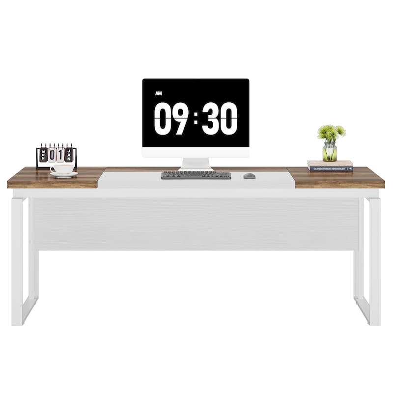 63 Inch Computer Desk Home Office Desk for Workstation (Only Table)