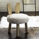 preview thumbnail 2 of 0, Lincove Decorative Kids Stool - Rabbit Kids Stool