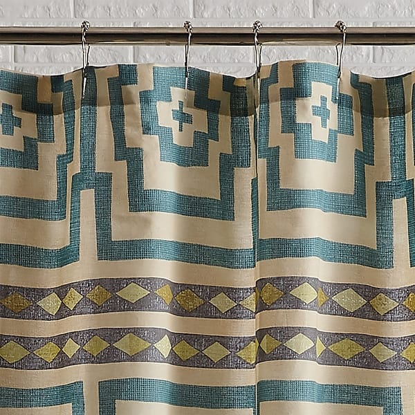 JUNGALOW by Justina Blakeney Hypnotic Blue Shower Curtain Bed Bath
