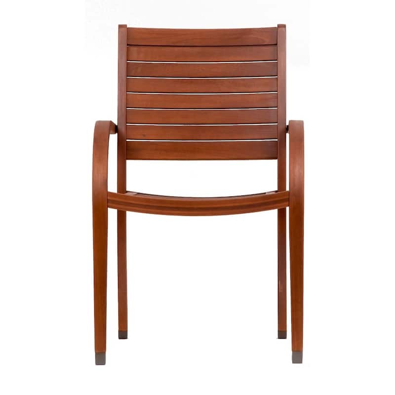 Amazonia Sorrento 7-Piece Eucalyptus Square Patio Dining Set - 7 Piece