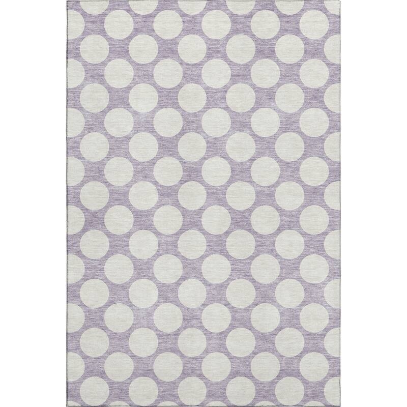 Premium Washable Super Soft Modern Polka Dots Mayfield Rug
