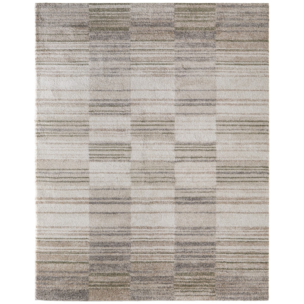 Grand Bazaar Maddon Machine Made Geometric Modern Area Rug