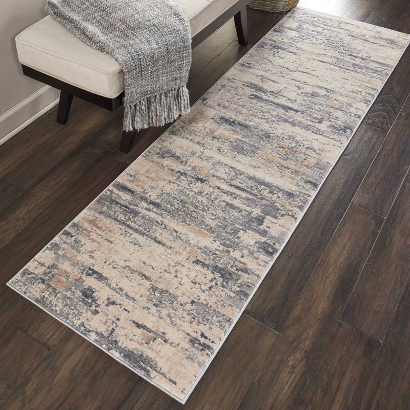 Rustic Textures Modern Country Abstract Area Rug