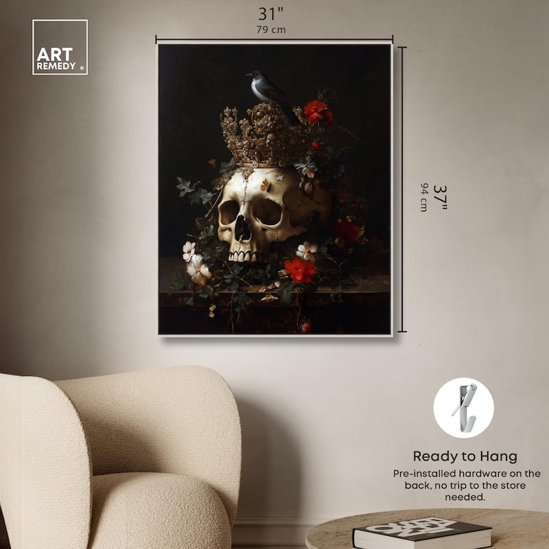 Skull's Legacy Canvas by Art Remedy