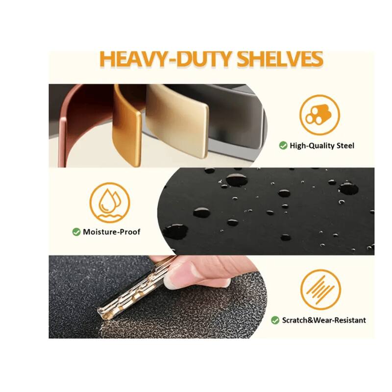 63" Industrial Heavy Duty 4-Tier Shelving Unit