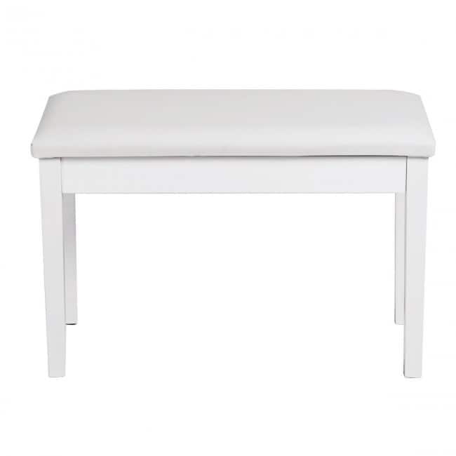 Solid Wood PU Leather Padded Piano Bench Keyboard Seat - 29.5" x 14" x 19.5" (L x W x H)