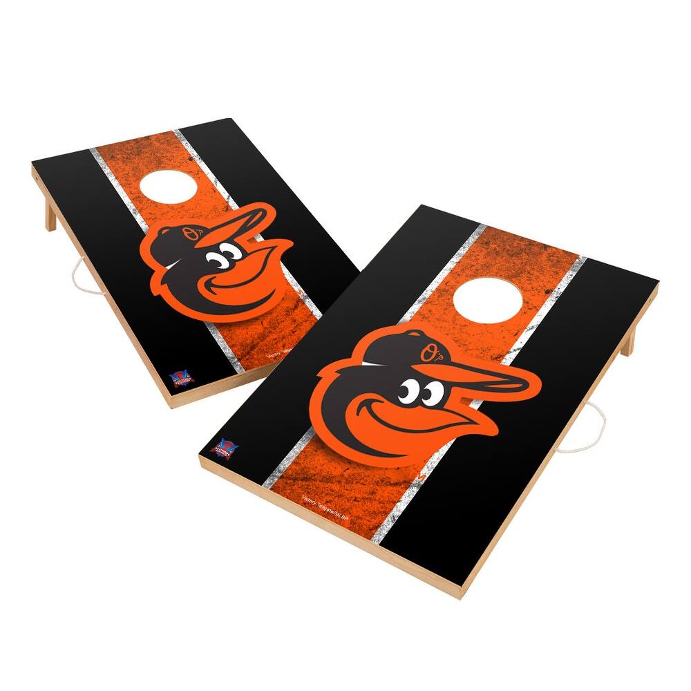 Vintage Baltimore Orioles MLB Regulation 2x4 Cornhole Set