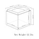 preview thumbnail 34 of 92, WYNDENHALL Townsend 17 inch Wide Contemporary Square Storage Ottoman