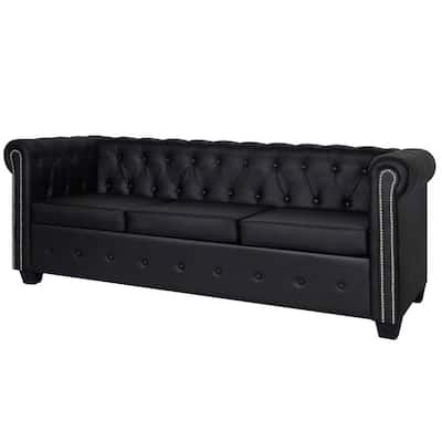 Buy Round Arms Faux Leather Sofas Couches Online At Overstock