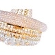 preview thumbnail 5 of 7, Empire 8 Light Down Chandelier With Gold Finish