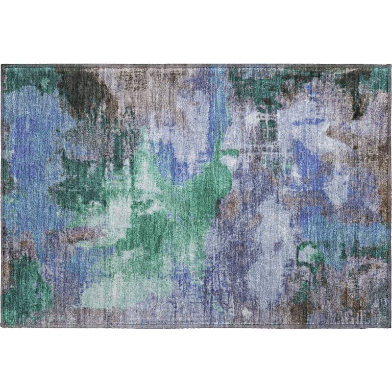 Premium Washable Super Soft Abstract Brushstrokes Mayfield Rug