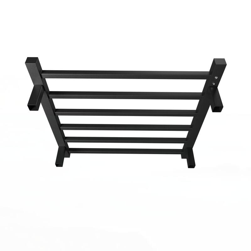Towel Warmer 6 Bar Electric Heated Towel Rack Wall Mount