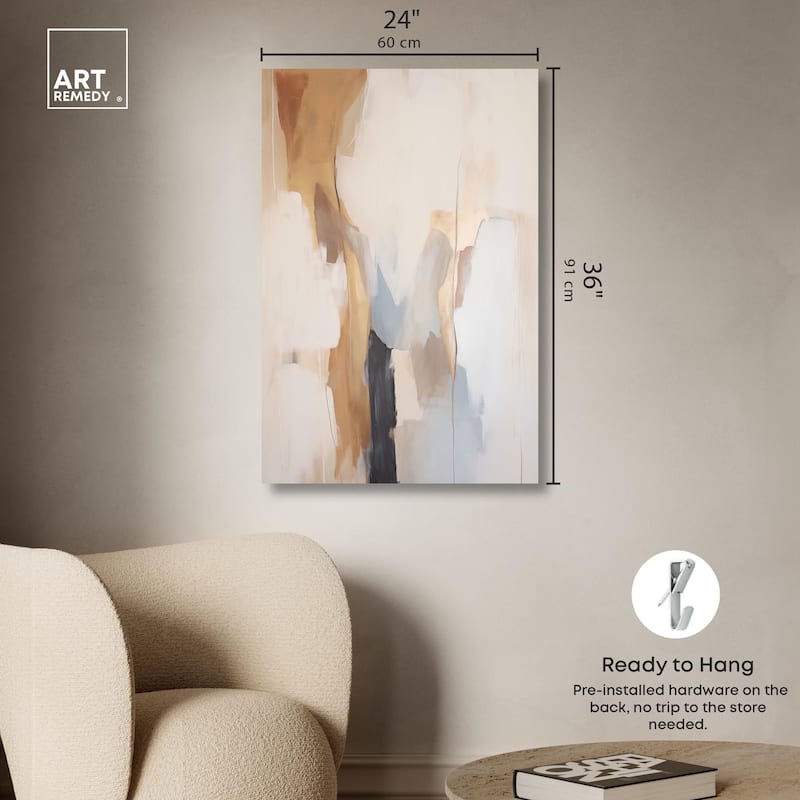 Sandstone Stillness II Canvas by Art Remedy, Gallery Wrapped