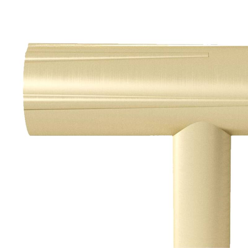 Hapny Home SU14 Sunburst 1-15/16" Designer Luxury T Bar Solid Metal