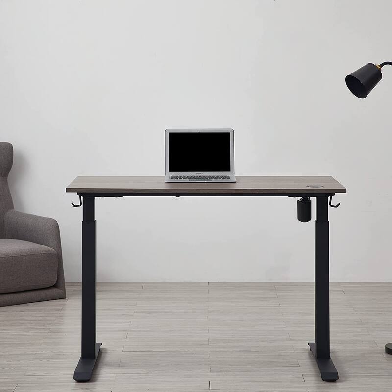 KOWO Electric Standing Desk 48" Height Adjustable Sit Stand Workstation w/Memory Preset, Home Office Desk
