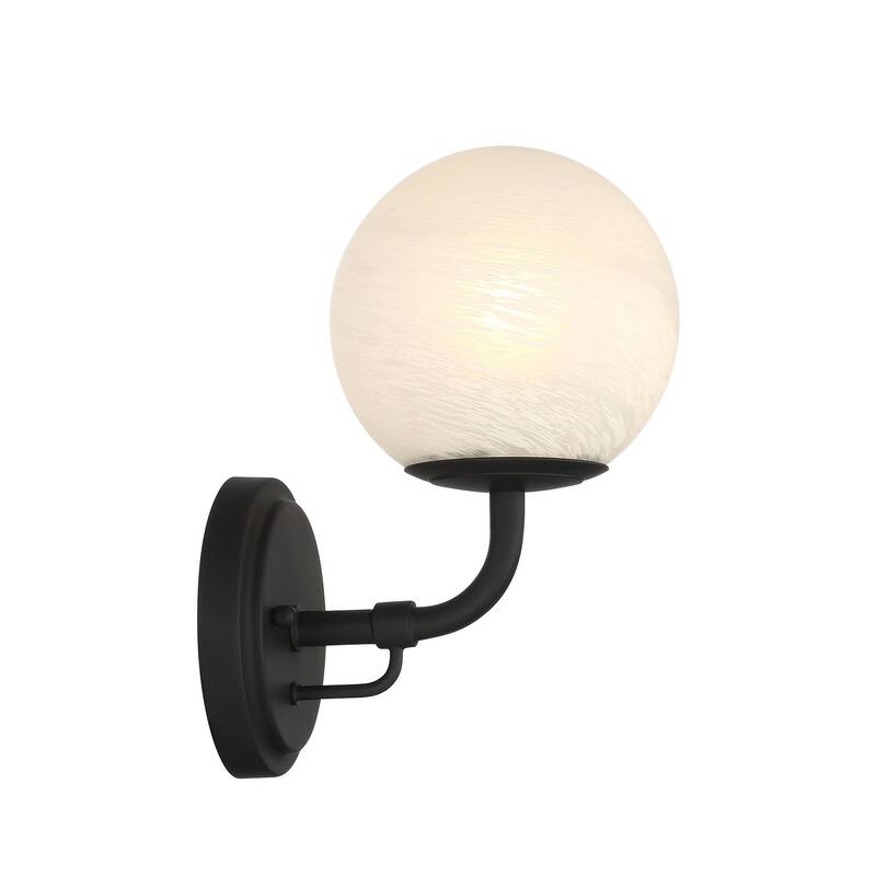 Minka Lavery 3791 Whitehall 11" Tall Bathroom Sconce with Etched Glass