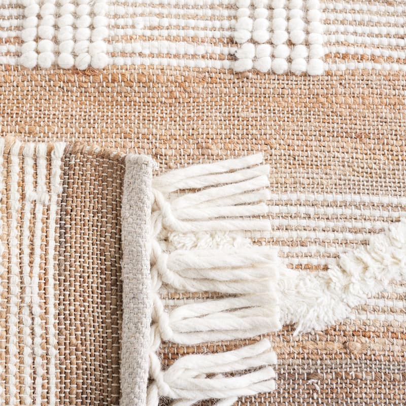 SAFAVIEH Flatweave Natural Fiber Verdiana Jute & Wool Rug