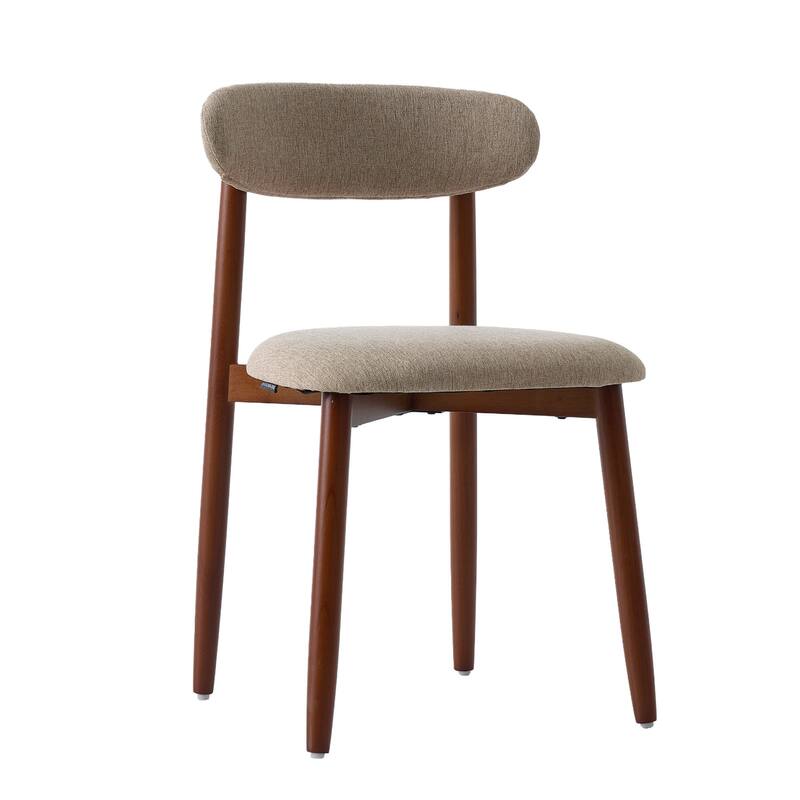 Modern Upholstered Linen Kitchen Dining Chair