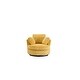 preview thumbnail 15 of 61, Oversized 360 Degreed Swivel Accent Chair Modern Soft Plush Corduroy Round Barrel Chair for Living Room Bedroom with Pillows
