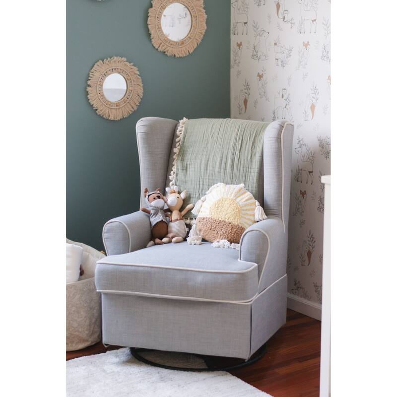 Crane Baby Decorative Quilted Pillow Ezra