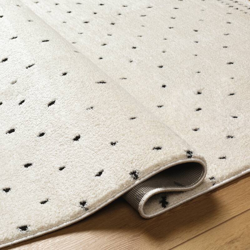 Livabliss Freud Moroccan Dots Area Rug