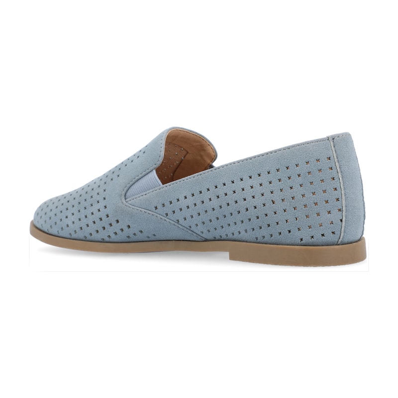 Journee Collection Women's Lucie Slip On Almond Toe Loafer Flats