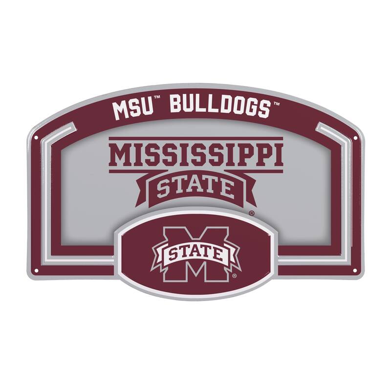 Mississippi State University Embossed Steel Wall Sign, 11" x 17"