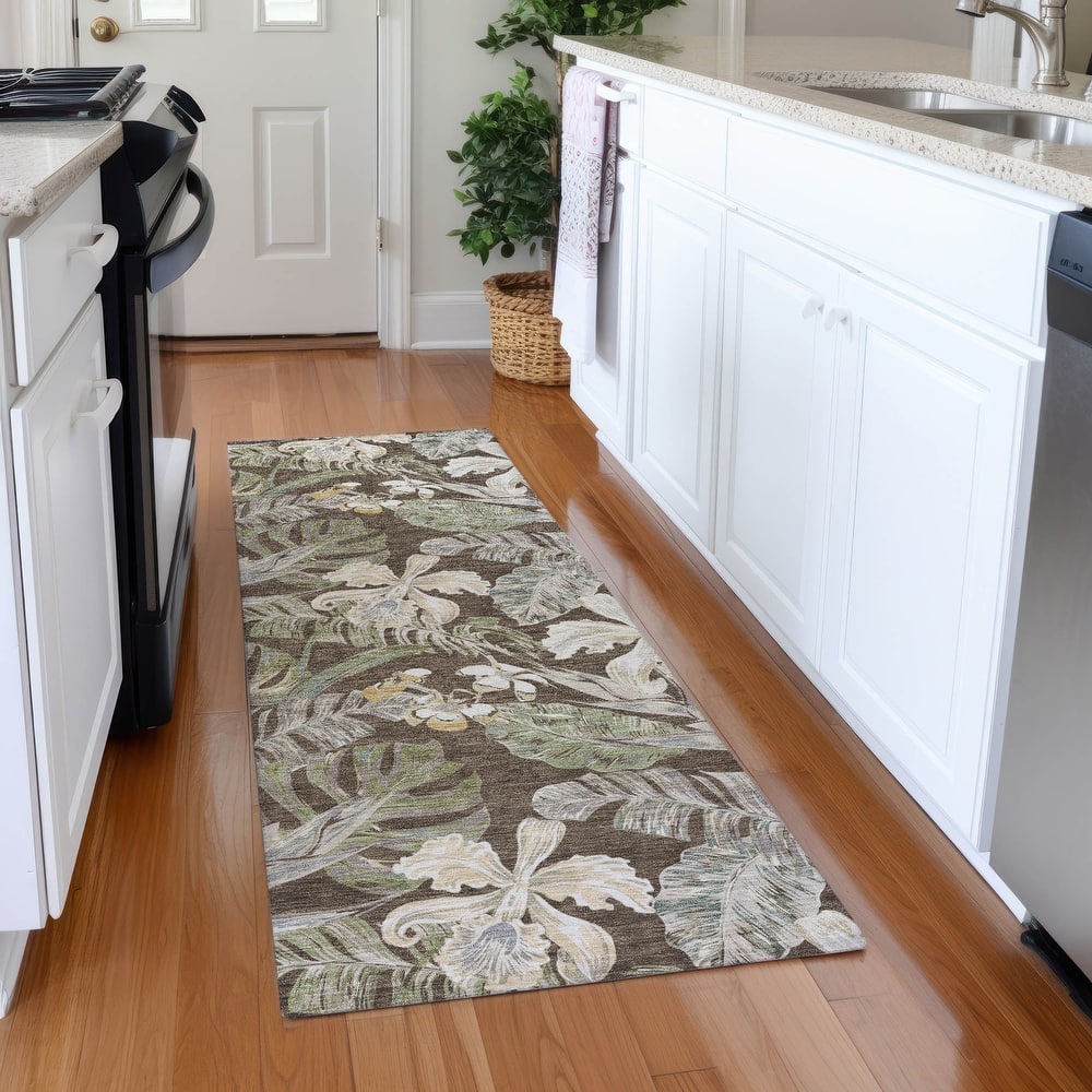 Premium Washable Super Soft Tropical Paradise Mayfield Rug