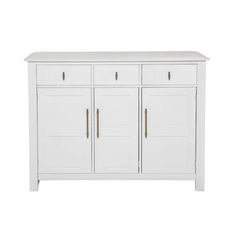 3 Doors Buffet Sideboard Storage Cabinet for Dining Room Living Room Entryway