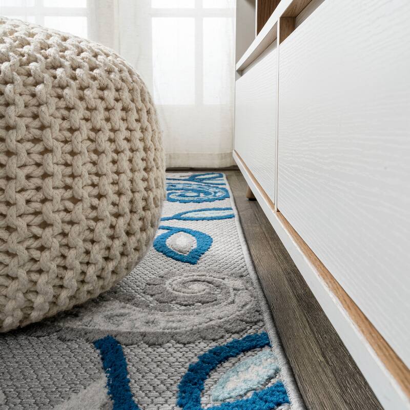 JONATHAN Y Gordes Paisley High-Low Indoor/Outdoor Area Rug