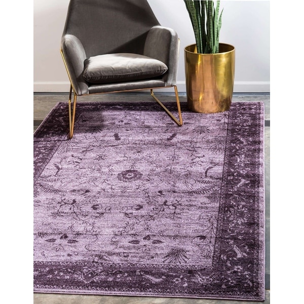 Unique Loom Floral La Jolla Area Rug