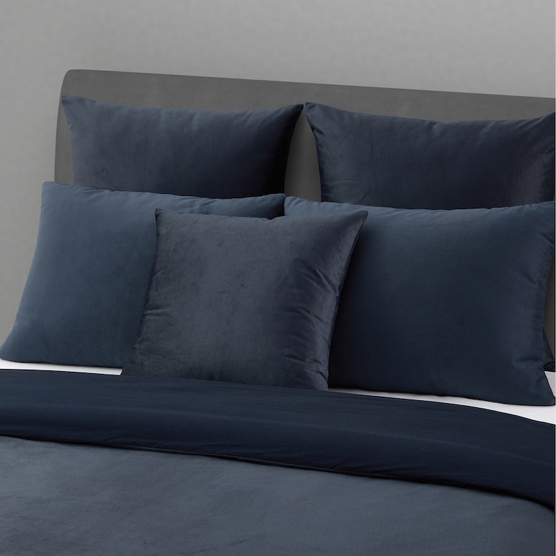 Valencia 20" Square Decorative Throw Pillow - Navy