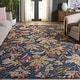 preview thumbnail 3 of 69, SAFAVIEH Handmade Blossom Chong French Country Floral Wool Rug
