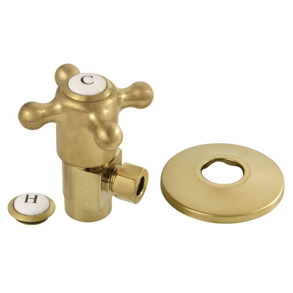 Kingston Brass Quarter Turn Water Supply Stop Valve with Ceramic Disc,