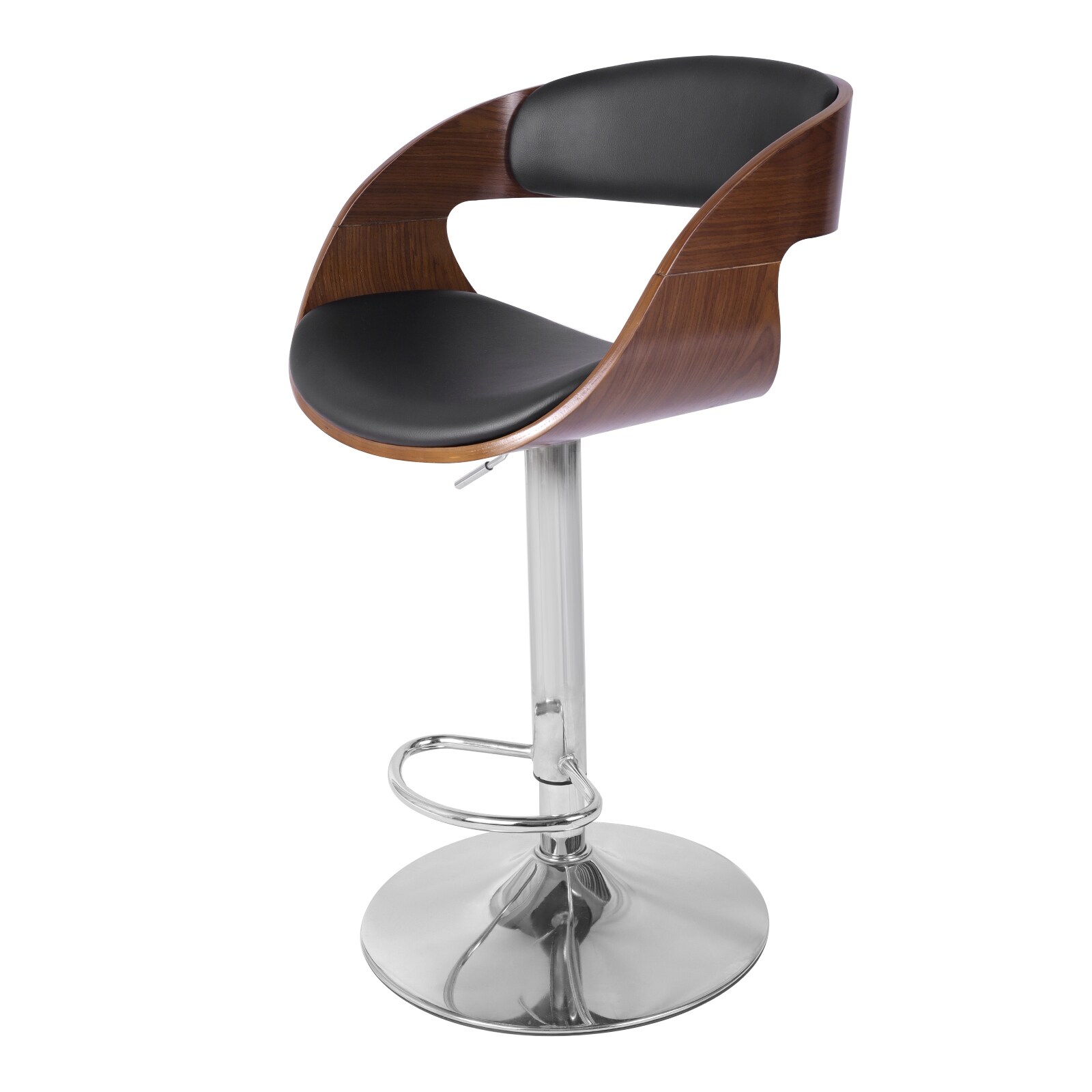 Leavitt adjustable height top swivel bar stool