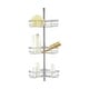 preview thumbnail 37 of 40, Utopia Alley Tension Pole Shower Caddy Corner Organizer, Adjustable with 4 Removable Baskets, 60 to 97 Inch