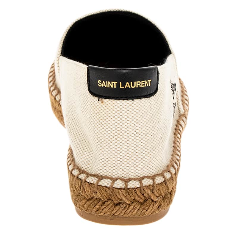 Saint Laurent Embroidered Espadrilles