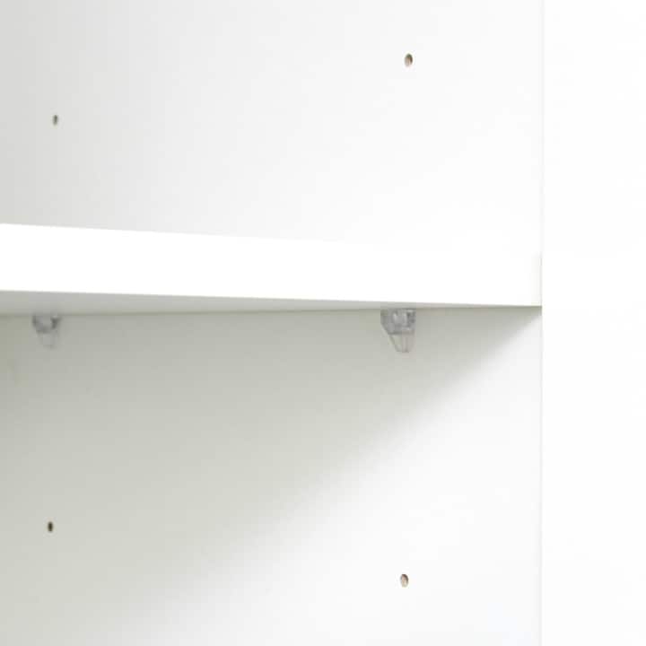 High wardrobe and kitchen cabinet with 2 doors and 3 partitions