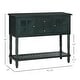 preview thumbnail 3 of 25, HOMCOM Vintage Console Table with 2 Drawers and Cabinets, Retro Sofa Table for Entryway, Living Room and Hallway
