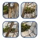 preview thumbnail 13 of 22, Stand Wicker Rattan Patio Basket Swing Egg Chair with C Type Bracket