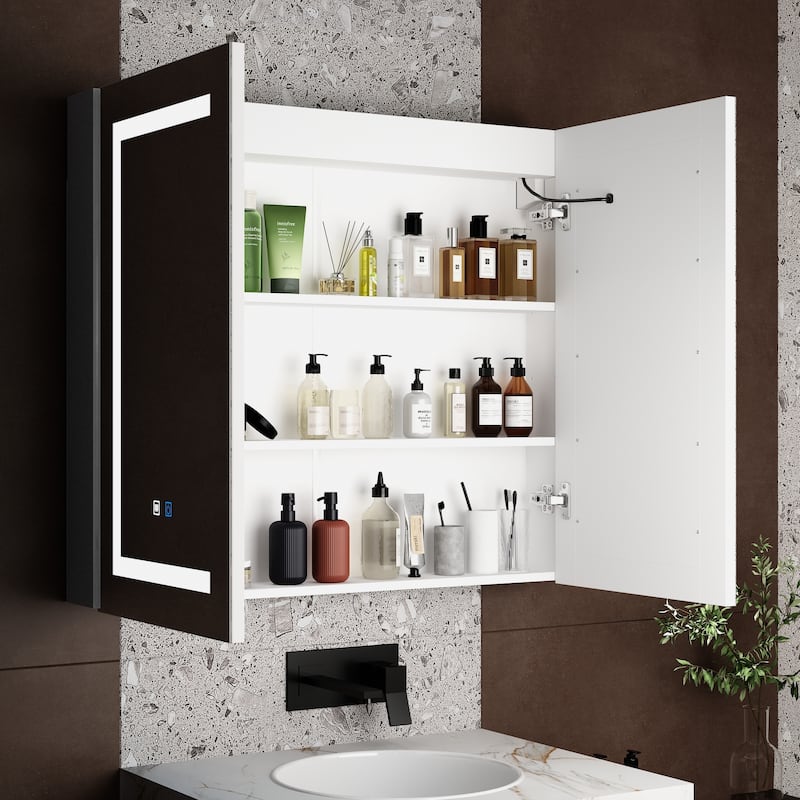 Bath Vanity Anti-Fog LED Medicine Cabinet Style Meets Functionality