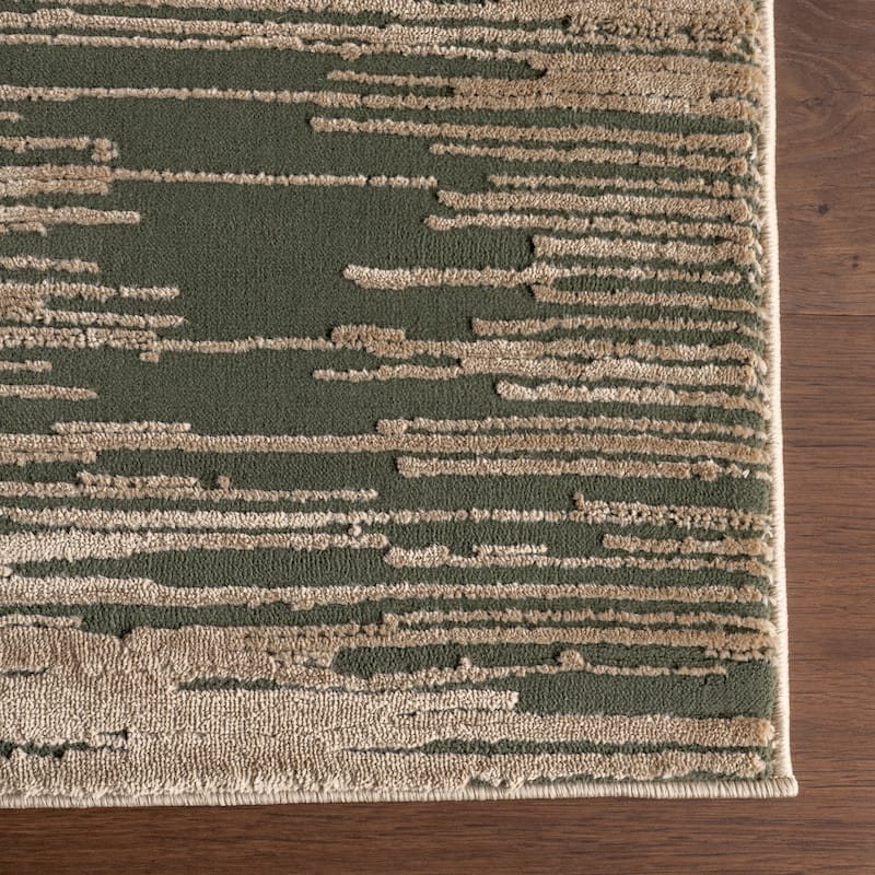 Chandani Abstract Machine Washable Area Rug