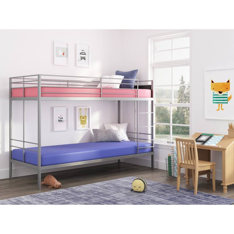 Nap Queen Rainbow 5" Memory Foam Twin Mattress, Pink