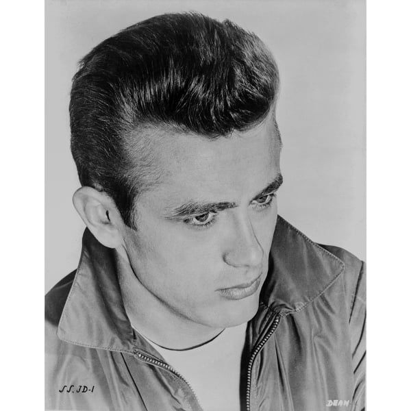 Shop James Dean Portrait In Grey Velvet Jacket And White T Shirt With Brushed Up Hair Photo Print Overstock 25392405