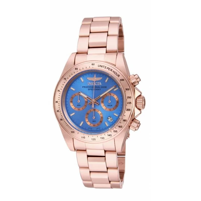 Invicta Women's 16658 Speedway Quartz Chronograph Light Blue Dial Watch