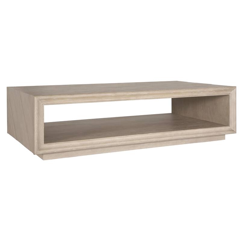 Uttermost Prism Light Oak Coffee Table - 15"H x 56"W x 30"D